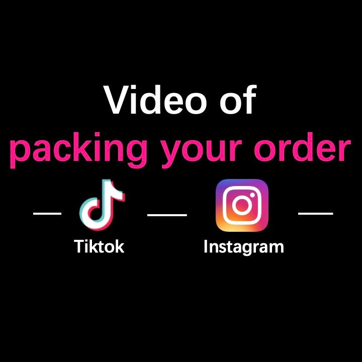 Packing Video – Personalized TikTok Packing Video of Your Order